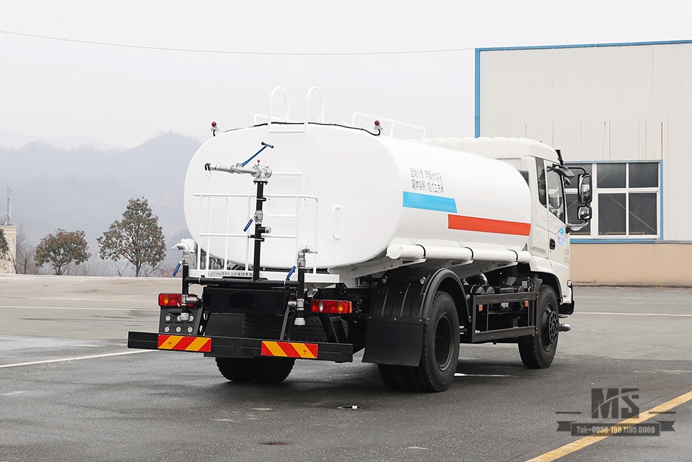Dongfeng 4*2 Caminhão de aspersão de greening _Dongfeng 210 HP Caminhão de aspersão de água de cabeça plana Veículo comercial_Caminhão-tanque de água Dongfeng para venda_Exportar caminhão especial