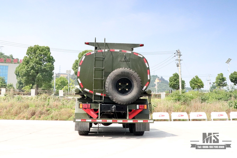 190HP Dongfeng Six-wheel Drive EQ2100 Tanker Truck_6 * 6 Cabeça pontiaguda Feul Tanker para Sale_Six Drive Export Special Tanker Truck