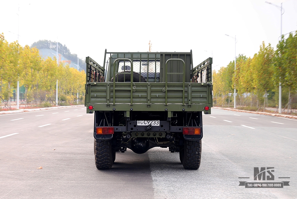 190hp Dongfeng EQ2102 Caminhão com tração de seis rodas_6 × 6 EQ246 153 Caminhão verde do exército com cabine de fileira dupla _Veículo para fins especiais de exportação de caminhão Dongfeng
