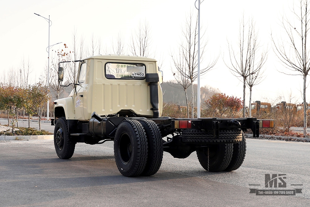 170hp Dongfeng Tração nas Quatro Rodas EQ1093 Chassis_EQ1093 Chassis de caminhão off-road pontiagudo Exportação de chassi de veículo especial_4 * 4 Fabricante de modificação de chassi de caminhão