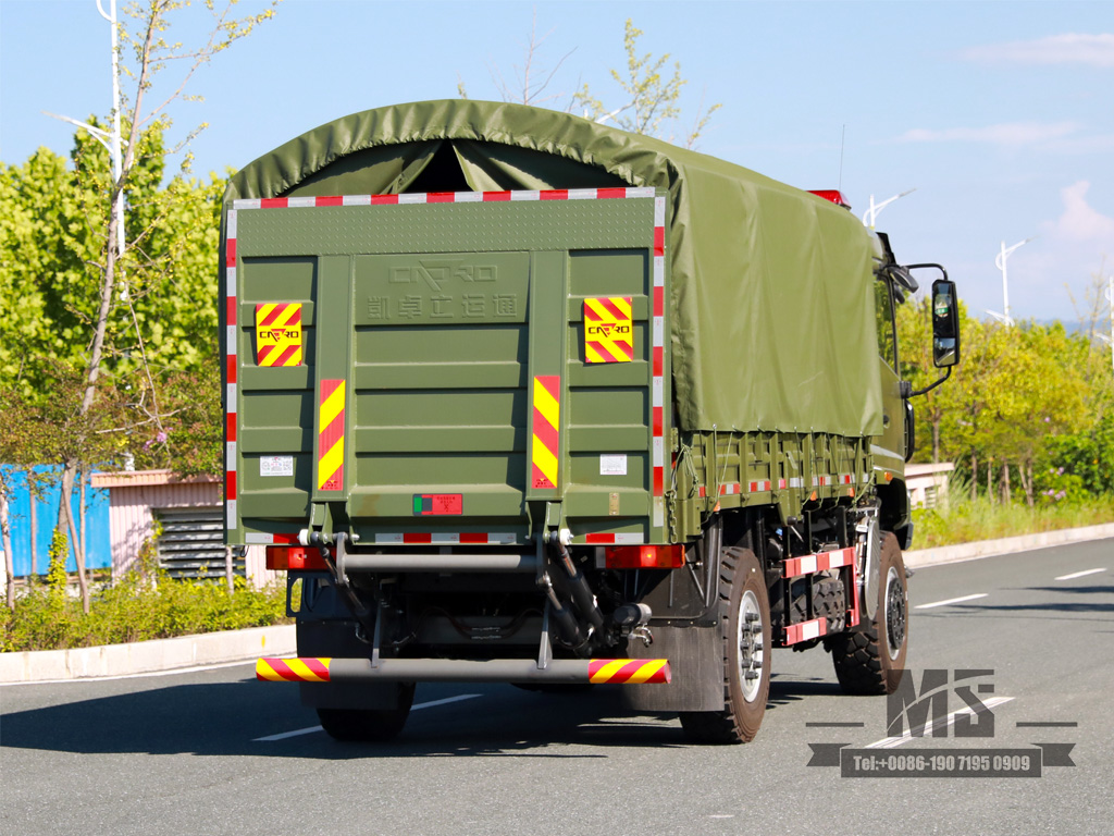 Dongfeng 4wd Off-Road Tropa Carrier DFH2140B National Six Motor Motor Quatro metros oito Caixa de carga Off-road veículo 