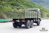 210hp Dongfeng caminhão de carga com tração nas seis rodas para venda_6 * 6 caminhão de transporte de cabeça chata verde exército com cobertura de pára-choques fabricante_Dongfeng 6WD veículo especial de exportação