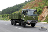 210hp Dongfeng caminhão de carga com tração nas seis rodas para venda_6 * 6 exército verde cabeça chata fabricante de caminhão de transporte_Dongfeng 6WD fábrica de veículos especiais de exportação