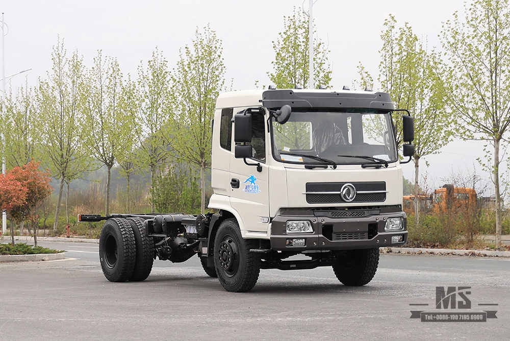 Chassi de caminhão de aspersão de água Dongfeng 4 * 2 _210 HP Chassi de caminhão de aspersão de água Veículo comercial_Chassi de caminhão-tanque de água Dongfeng para venda_Exportar chassi de caminhão especial