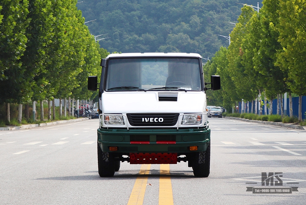 113hp Chassis Iveco com tração nas quatro rodas pequeno 4 * 4 Off Road Iveco Chassis multifuncional de cabeça curta 4WD Exportação chassi de veículo especial conversão personalizada