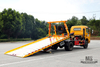 Dongfeng 4*2 Wrecker com 3 toneladas de placa de compensação semi-piso Dongfeng Road Rescue Clearance Vehicle Export Special Tow Truck