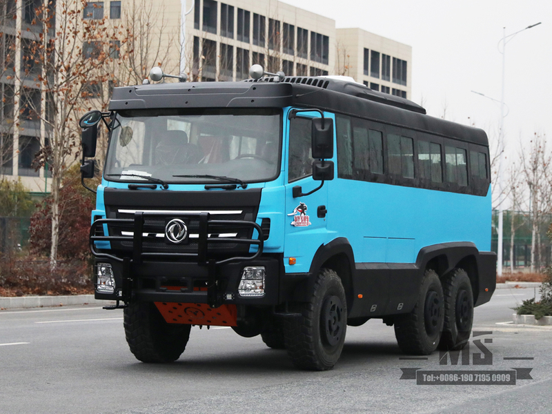 Dongfeng Awd 25 lugares ônibus dongfeng | 6x6 Mountainbus Off-Road Bus em áreas de mineração fabricadas no ônibus da China.