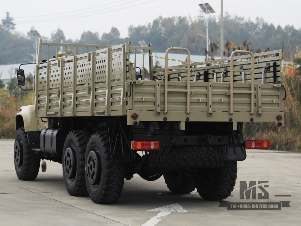 6*6 Dongfeng EQ2100 Truck_6*6 Caminhão de cabeça pontiaguda com tração nas seis rodas Off Road Truck_Export Special Vehicle