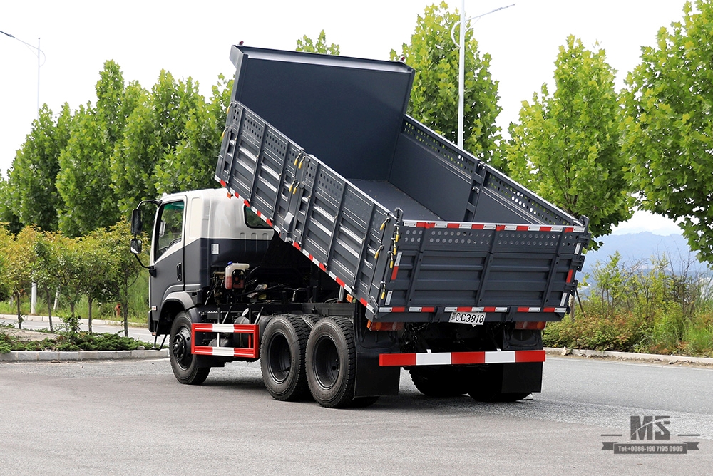 Caminhão basculante Dongfeng 6*6 de 260hp _BobCat com tração de seis rodas e fileira única de caminhão basculante de cabeça plana Caminhões de mineração Factory_Export Veículo especial