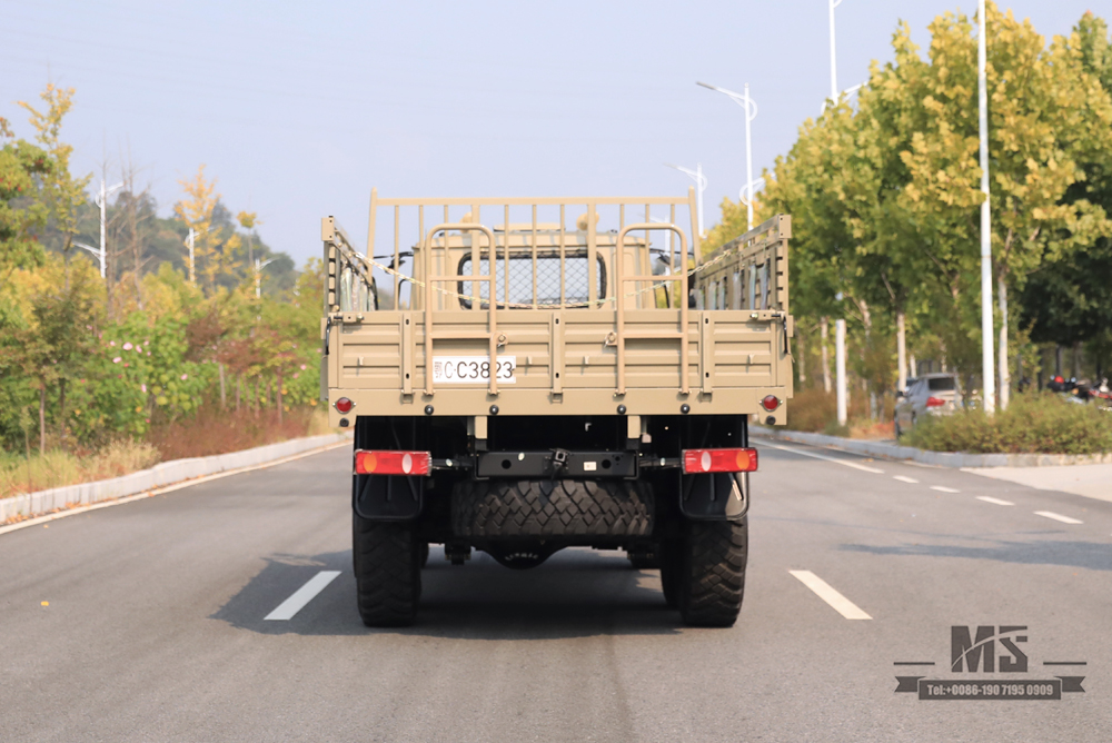 190hp Dongfeng 6 × 6 EQ2100 Truck_6 * 6 Caminhão de cabeça pontiaguda com tração nas seis rodas Off Road Truck_Export Veículo especial