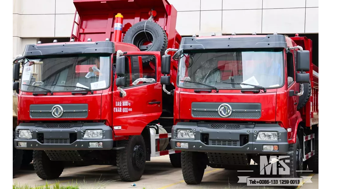 Caminhão basculante diesel 4X2 de 18 toneladas (210 HP) | Veículo Dongfeng vendido e enviado