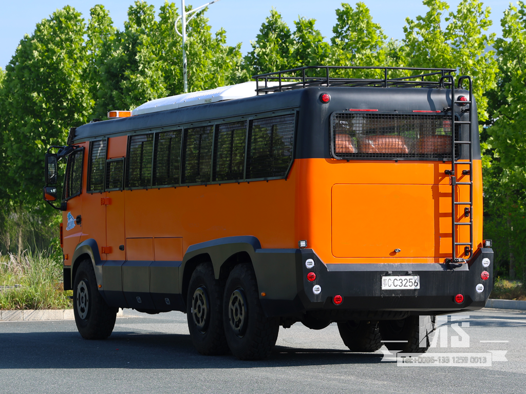 Ônibus de passageiros 210HP 6x6 Dongfeng | Veículo de passageiros especial todo-o-terreno todo-o-terreno