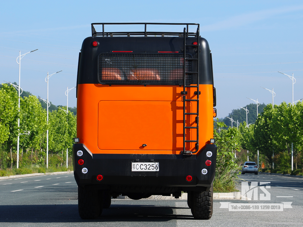 Ônibus de passageiros 210HP 6x6 Dongfeng | Veículo de passageiros especial todo-o-terreno todo-o-terreno