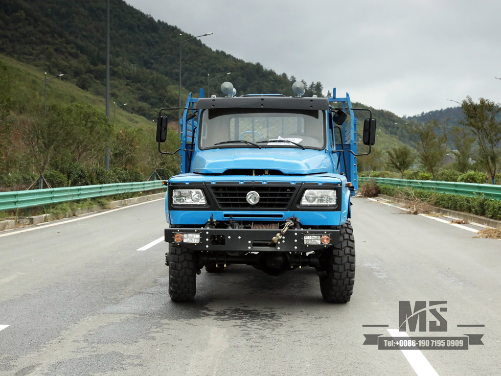 170 hp dongfeng EQ2082_SIX Drive da roda de tração Off-Road Special Truck_double Glass Single Row 240 Transport Vehicle_6 × 6 Caminhão de 25 anos pontiagudo