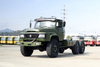 Dongfeng Army Green Six Wheel Drive EQ2100 Chassis_6 * 6 190hp Chassi de caminhão de cabeça pontiaguda para venda_Dongfeng Export Special Vehicle Chassis