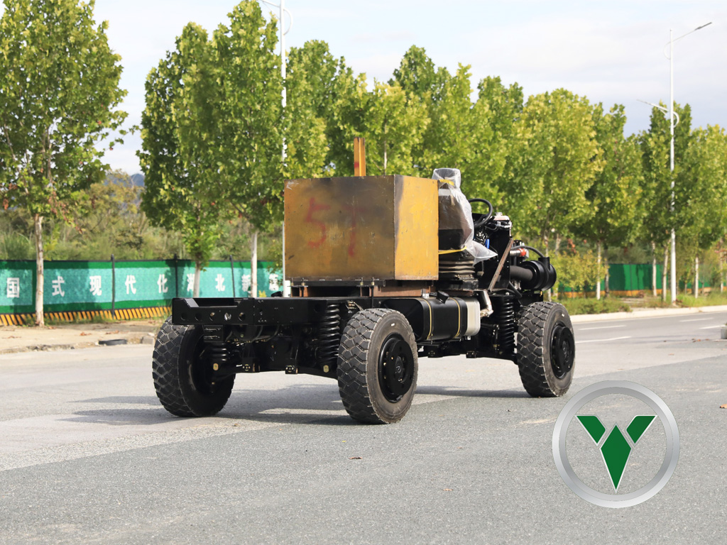 Chassi 4x4 de 8 toneladas com suspeita dianteira independente | Capacidade off-road incomparável e conforto de passeio