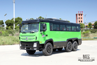 Ônibus off-road com tração de seis rodas Dongfeng_6 * 6 All-drive 260hp County Bus Ônibus de 25 lugares_Ônibus modificado para exportação de veículo especial