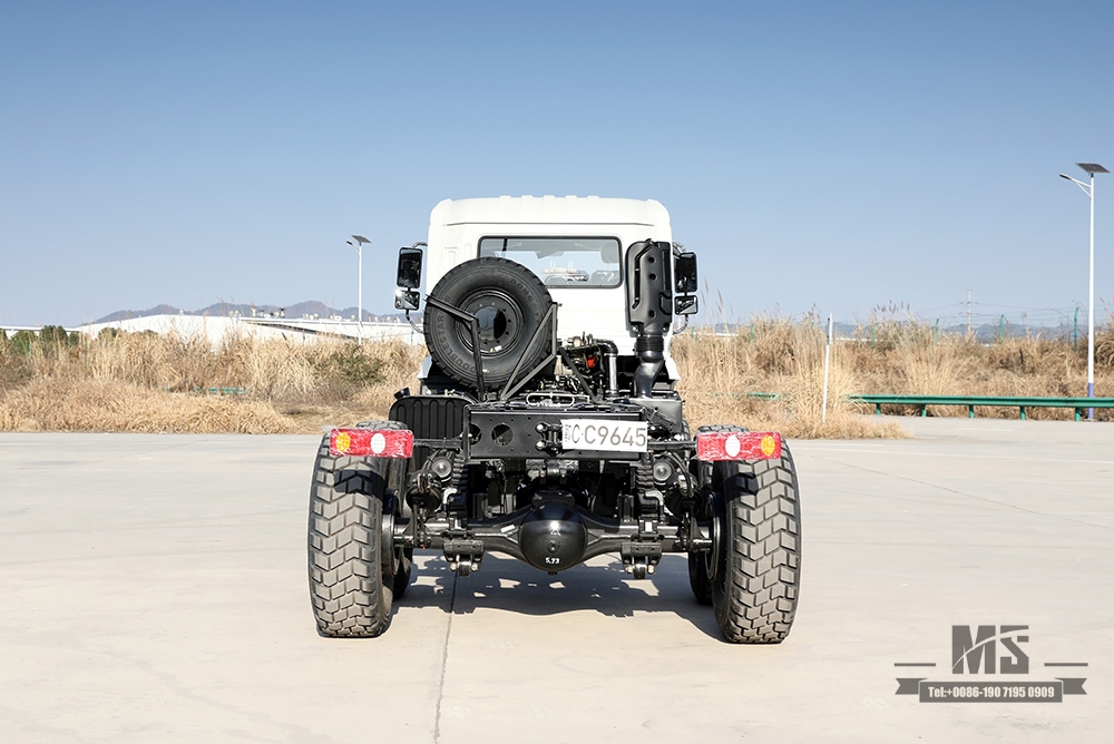 Chassis de seis rodas Dongfeng_6 * 6 YC6A260 Chassi de caminhão de cabeça chata para venda_Dongfeng Exportação Chassi de veículo especial