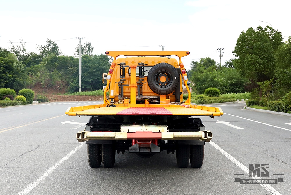 Dongfeng 4*2 Wrecker Placa de compensação semi-piso Dongfeng Road Rescue Clearance Vehicle Export Special Tow Truck