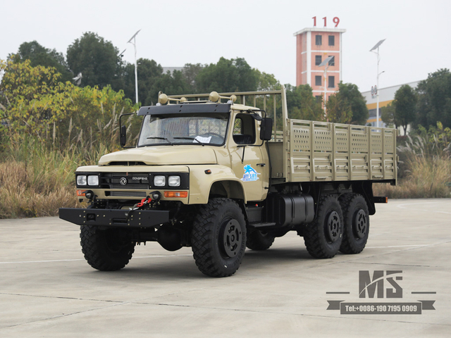 6*6 Dongfeng EQ2100 Truck_6*6 Caminhão de cabeça pontiaguda com tração nas seis rodas Off Road Truck_Export Special Vehicle