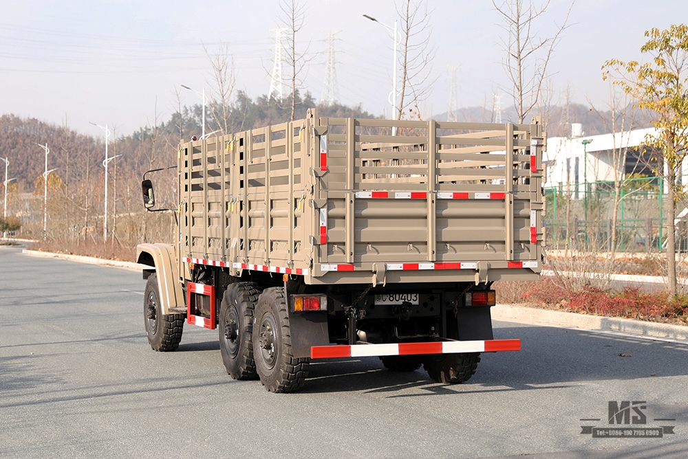 170hp EQ2082 Caminhão basculante com tração nas seis rodas_6 × 6 Dongfeng cabeça pontiaguda de fileira única Caminhão basculante Caminhões de mineração_Exportar veículo para fins especiais