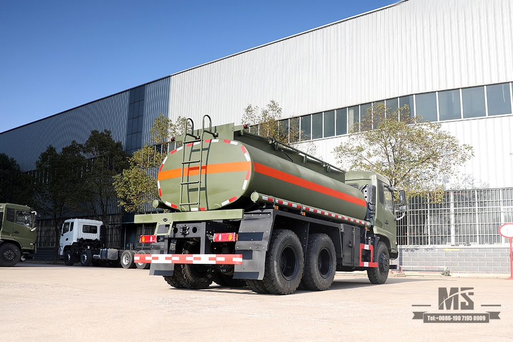 6*4 10m³ Feul Tanker 210hp Dongfeng Tanker Truck_Cab Oil Tanker_6×4 Tanker Truck Export Veículo Especial para Venda