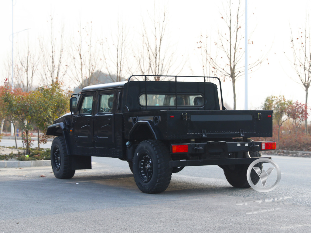 195hp 6tons de GVW Dongfeng 4x4 Off-Road All-Terrain Mengshi Jeep_Cummins Patrulha de patrulha de patrulha de escolta blindada militar | China 