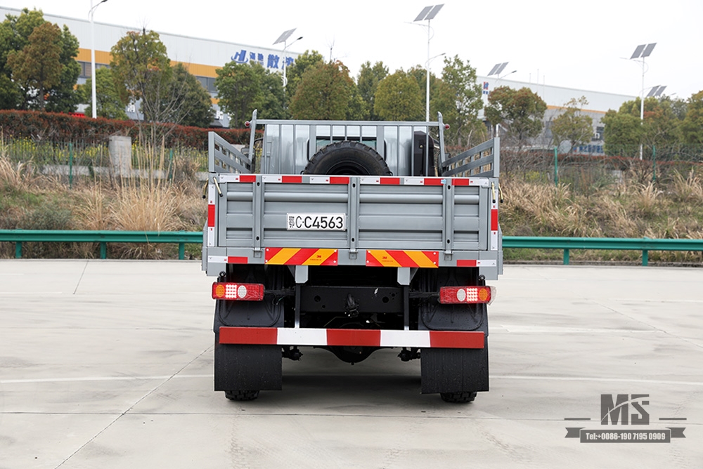 Dongfeng configuração de caminhão AWD de cabeça chata com tração de seis rodas_6 × 6 190HP fabricante de caminhão leve off-road_6 * 6 cotação de veículo especial de exportação