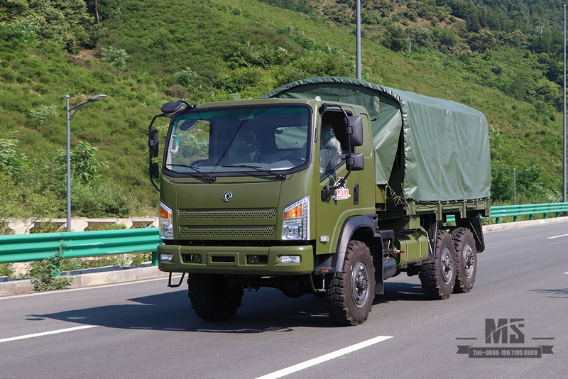 Flathead Dongfeng EQ240 6WD Caminhão off-road_All-Wheel Drive EQ2082 Caminhão de carga diesel para venda_Dongfeng 6x6 Caminhão off-road civil para venda_Exportar veículo especial