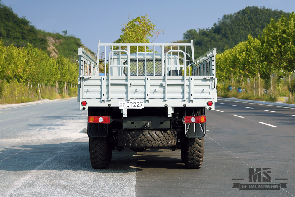 Dongfeng 3.5T três eixos EQ2100 seis rodas motrizes fora de estrada caminhão_6 * 6 cabeça pontiaguda caminhão de carga de linha única caminhão de transporte para venda_exportar veículo especial