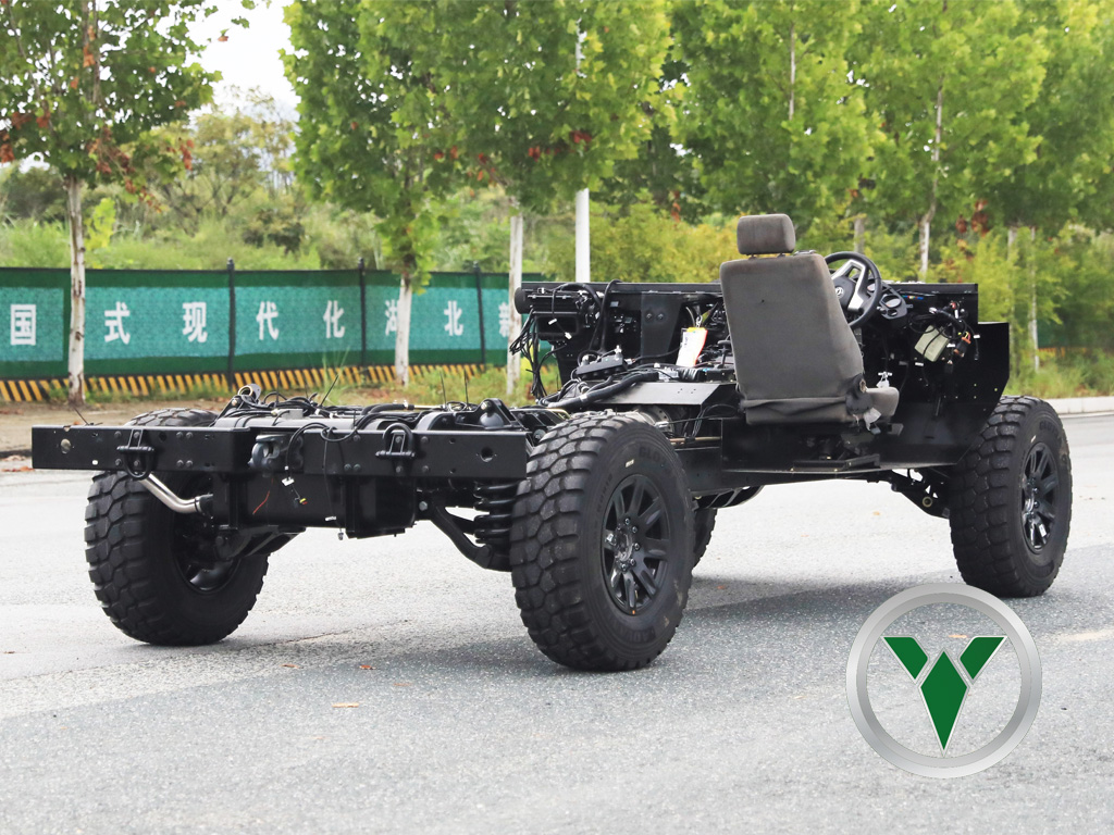 Chassi off-road da classe 3 personalizado | Suspensão independente 4WD e sistemas de tanques de combustível duplo