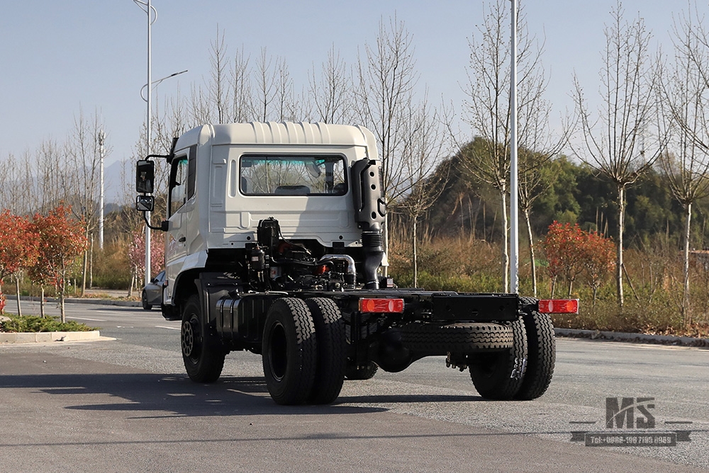 Chassi de caminhão refrigerado com tração nas quatro rodas Dongfeng 170hp_4WD Flathead Reefer Truck Chassis Exportação de veículo especial Chassis_4 * 4 Fabricante de modificação de chassi de caminhão