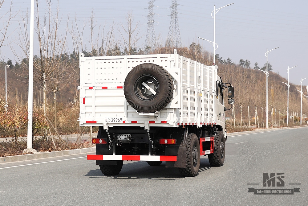 210hp Dongfeng Tração nas quatro rodas 13T Caminhão basculante_4x4 altura do contêiner caminhão off-road_Two-axle Mining Tipper Truck Export Special Purpose Vehicle