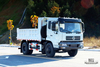 210hp Dongfeng 4×2 Caminhão basculante para venda_4*2 Flathead Head Row Meio caminhão basculante Fabricante_Exportar veículo especial