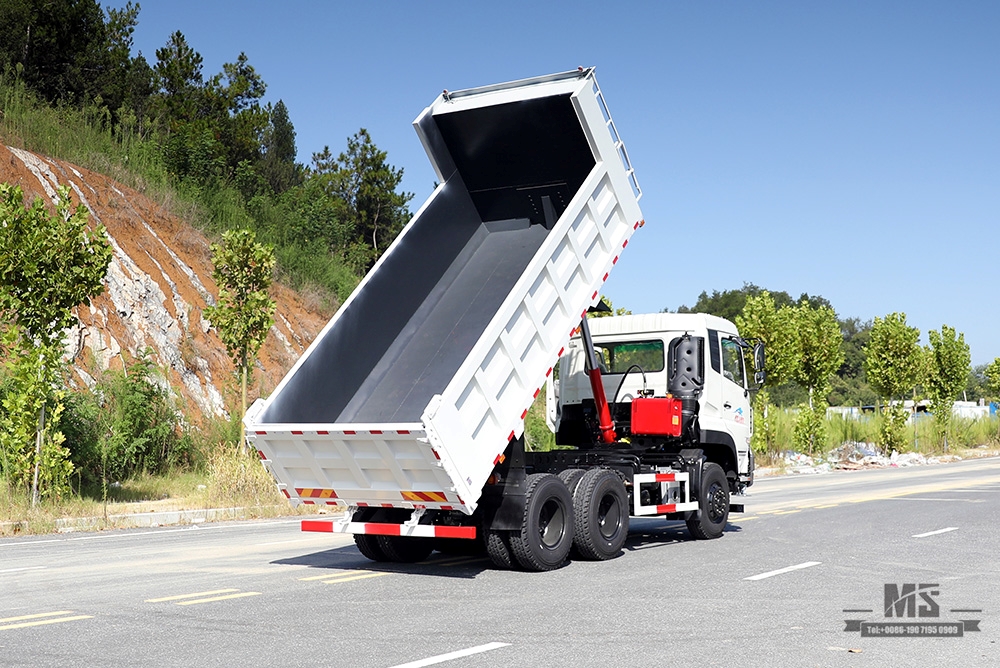 Dongfeng 6*4 280hp Caminhão basculante fora de estrada caminhão basculante_Dongfeng 6x4 Heavy Duty Flathead Row Half Mining Construction Truck_Export Veículo especial