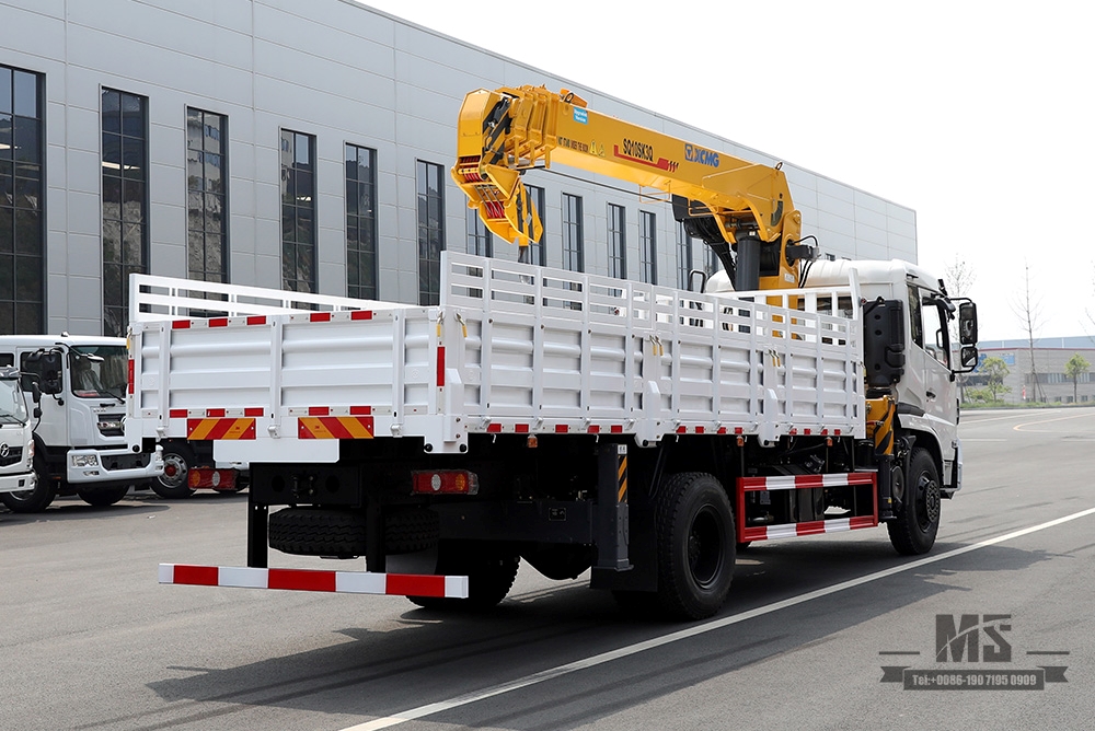 Guindaste montado em caminhão com braço de quatro seções de 10 toneladas_SQ10SK3Q Guindaste de braço reto Caminhão de transporte de elevação montado em caminhão_ Fabricante de modificação de guindaste montado em caminhão Veículo Dongfeng