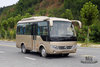 Ônibus municipal de eixo único de 6m_Ônibus Dongfeng de 19 lugares de tamanho médio_Exportar ônibus rural de 115hp