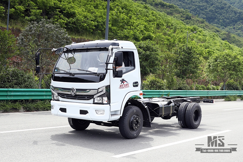 4 * 2 Dongfeng 10T Chassi de caminhão leve_140 HP Chassi de caminhão pequeno a diesel para venda_Modelo comercial Micro Truck Export Chassis Conversion Fabricante