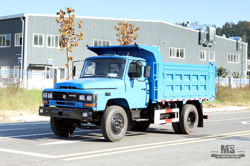 Dongfeng 4*2 Caminhão basculante Caminhão leve Caminhão off-road_116 HP Cabeça pontiaguda de fileira única Dongfeng EQ3092 Caminhão basculante pequeno_Exportar veículo especial