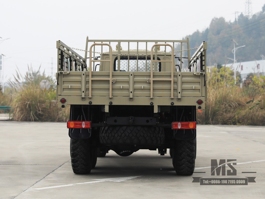 6*6 Dongfeng EQ2100 Truck_6*6 Caminhão de cabeça pontiaguda com tração nas seis rodas Off Road Truck_Export Special Vehicle