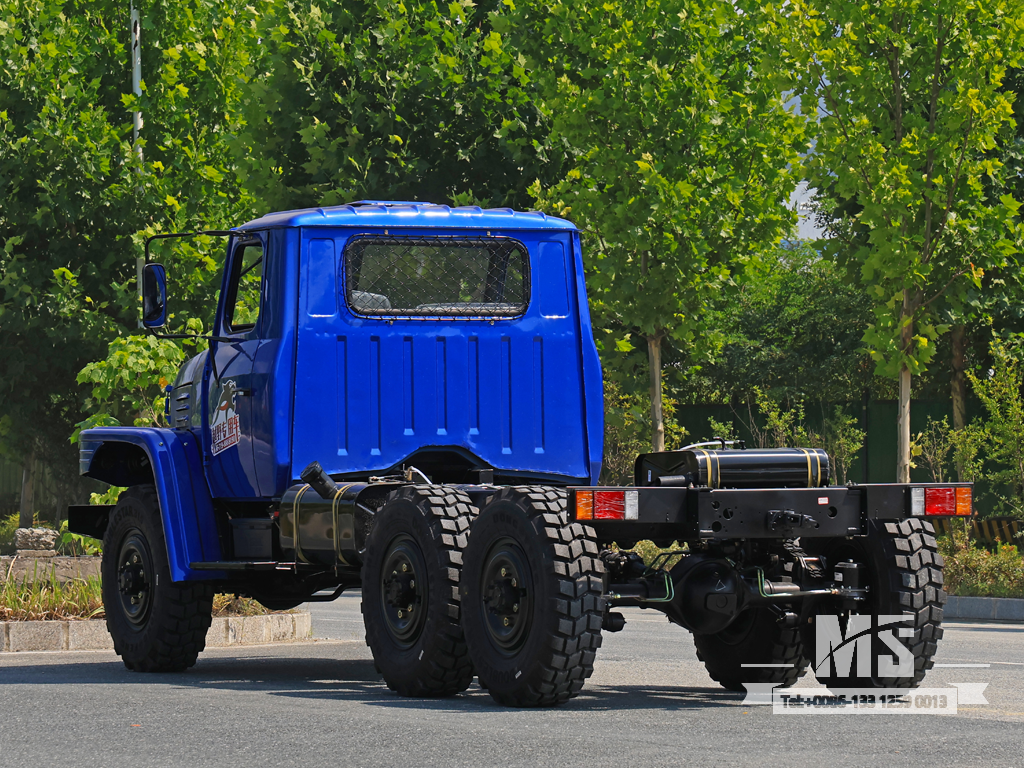 Dongfeng 6×6 EQ2082 Chassis_6*6 170HP Caminhão Convencional Chassi com Tração de Seis Rodas para Venda_ Chassi Especial de Exportação 