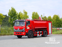 Caminhão de bombeiros com tanque de água 4 × 2 7m³, veículo de emergência contra incêndio e sprinklers
