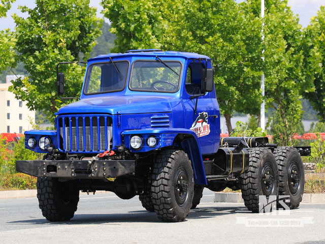 Dongfeng 6×6 EQ2082 Chassis_6*6 170HP Caminhão Convencional Chassi com Tração de Seis Rodas para Venda_ Chassi Especial de Exportação 