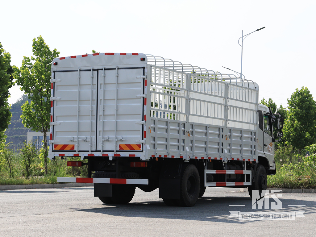 Dongfeng 21 Ton Flat Semi Cab Box-Type Transport CaogoTruck (210 HP) | Caminhões Especiais de Exportação 