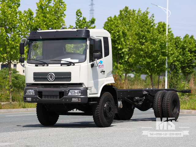 Dongfeng 4×2 Chassis_4*2 210hp Versão Estendida Chassis de nariz chato para Venda_ Chassi Especial de Caminhões de Exportação 