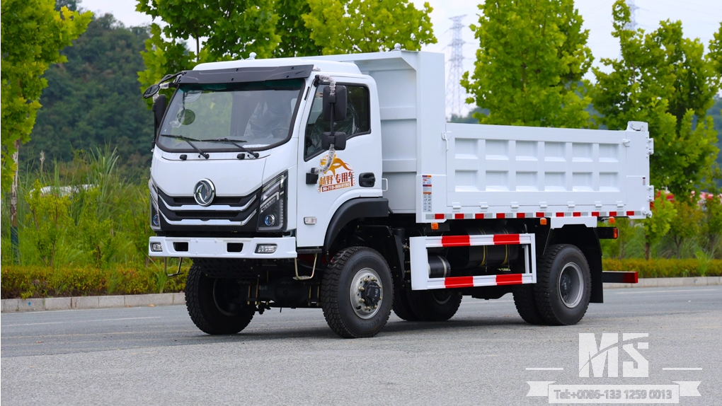 A fábrica de origem produz caminhões basculantes leves 4WD nacionais III para exportação para a África e sudeste da Ásia