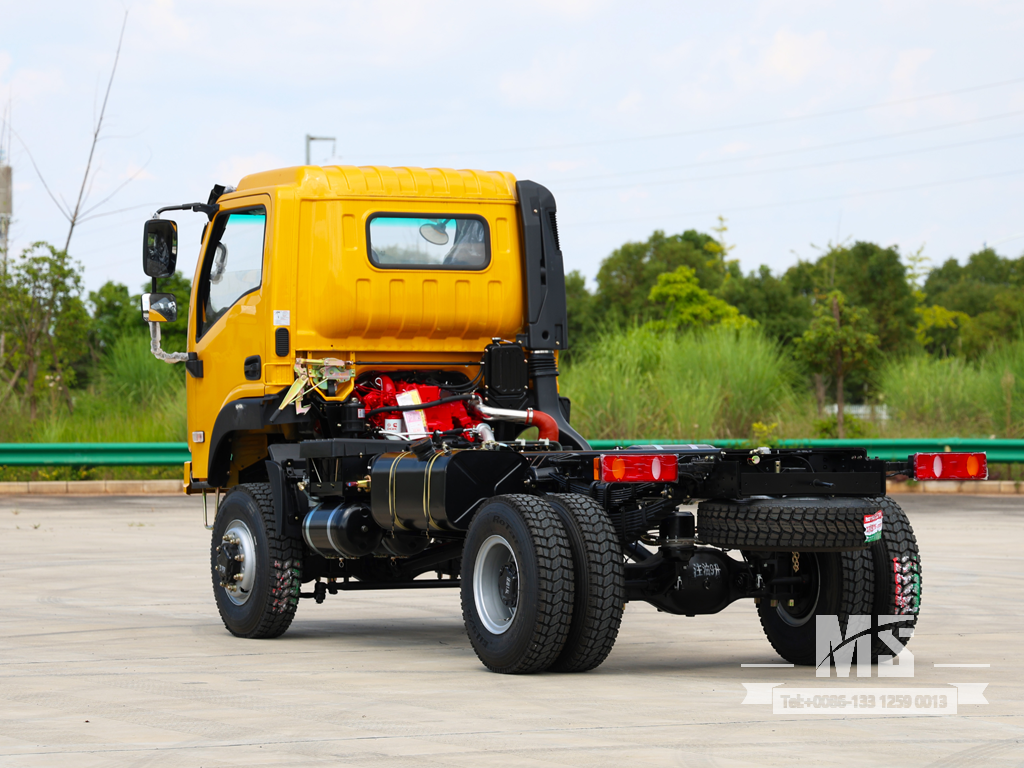 Chassi off-road de caminhão leve 4X4 Flathead 4WD, chassi de fábrica para reequipamento de veículo especial