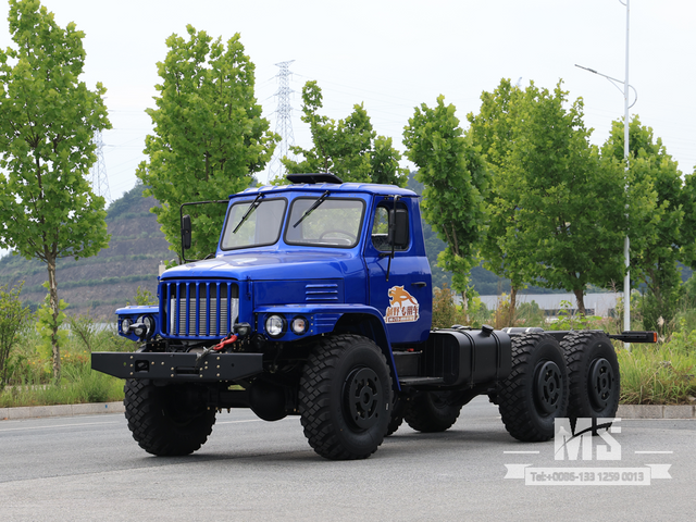 Dongfeng 6×6 EQ2100 Chassis_6*6 190hp Caminhão Convencional Chassi com Tração de Seis Rodas para Venda_ Chassi Especial de Exportação 