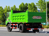 Dongfeng 10 Ton Four-wheel-drive Flat-nose Light Green Dump Truck (170 HP) | Special Export Trucks 