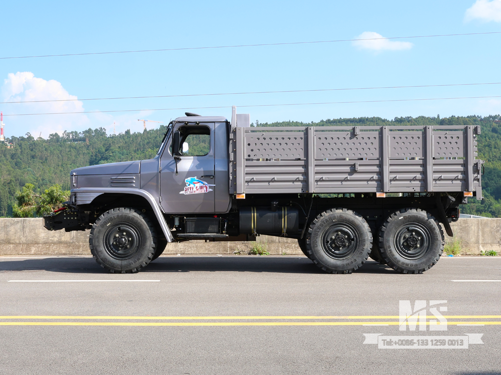 Dongfeng EQ2082 6 × 6 caminhão de carga off-road de nariz longo com guincho dianteiro | EQ3253GP6